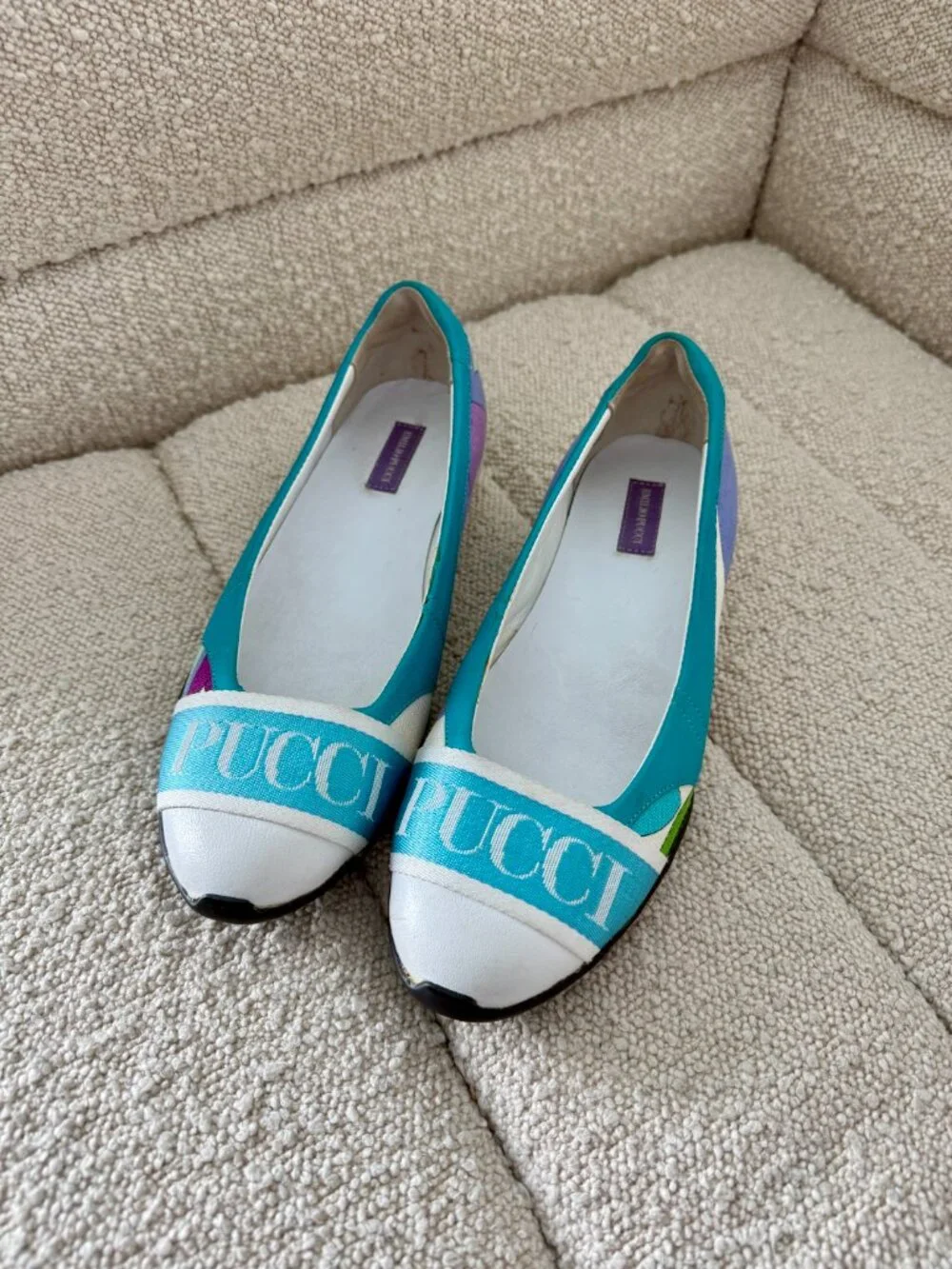 Rare Emilio Pucci Ballet Flats - Picture 2 of 11